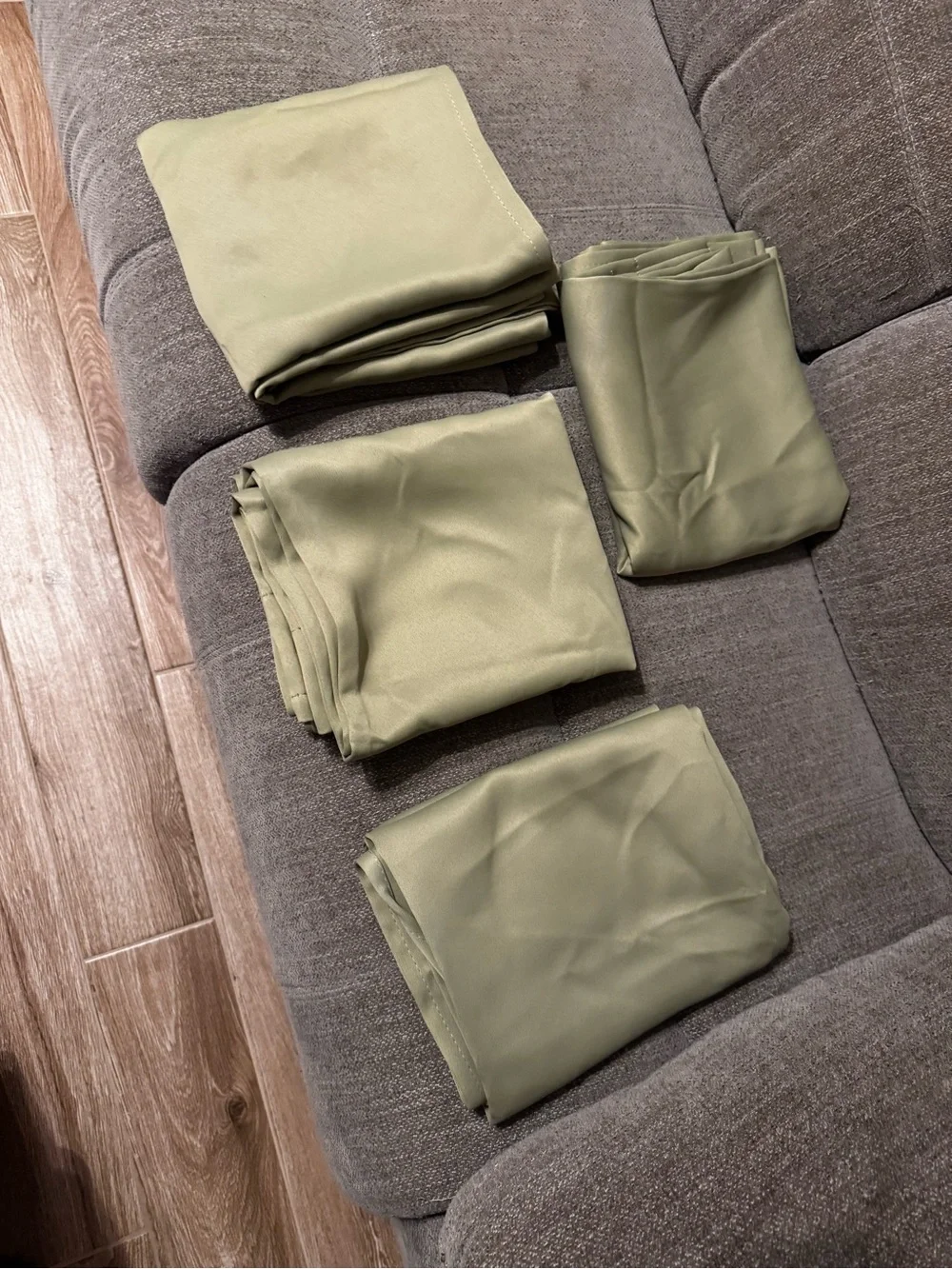 Soft Sage Rod Pocket Window Curtains - Home Accents